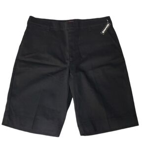NWT Dickies Girls' Stretch Bermuda Short, Color Black, Sze 16